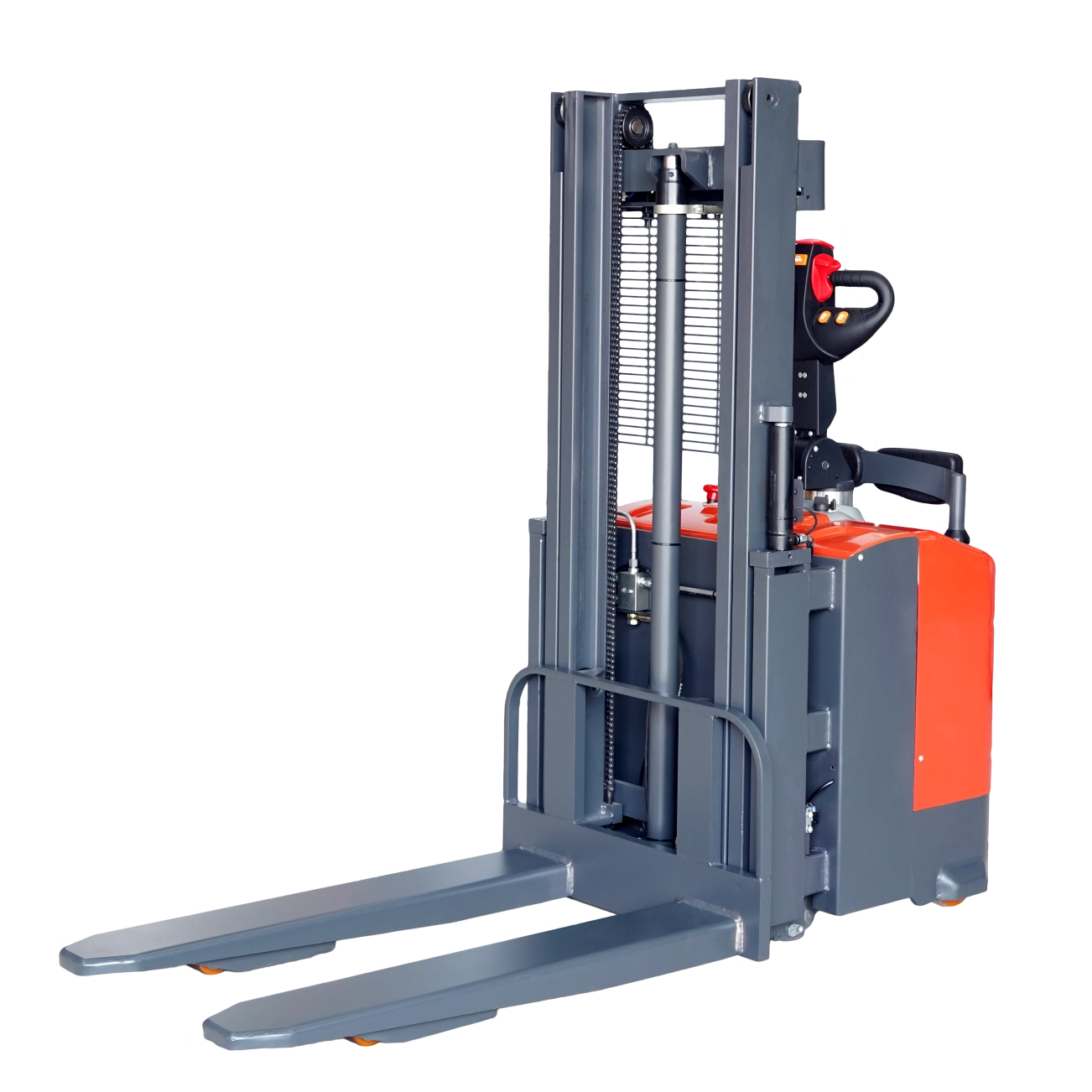 Everlift 1.5T 3-3,5 m Stand-on Truck-on Double Lift Electric Electric Self Load Louing Pallet Pallet Forklift 