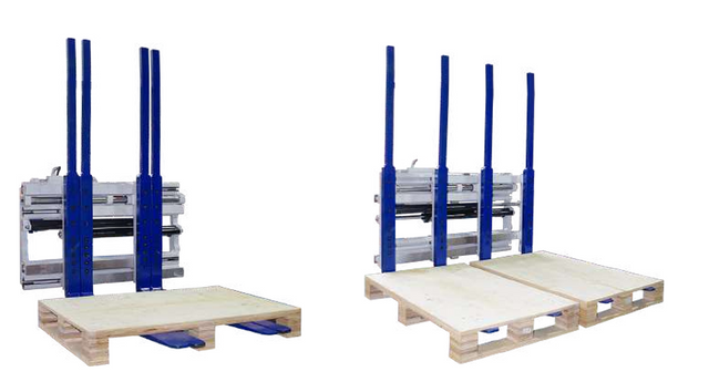 Gestionnaire de charges multiples d'accessoires et de pièces de chariot élévateur 