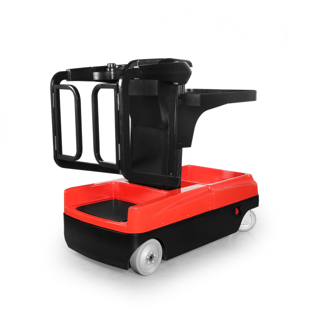 Mini plate-forme de travail aérienne à entraînement par batterie automotrice pour préparateur de commandes 3M 4M