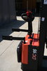 Everlift 1500kg 2000kg 3M Palette Battery Power Stacklift Forklift avec support sur la plate-forme pédale